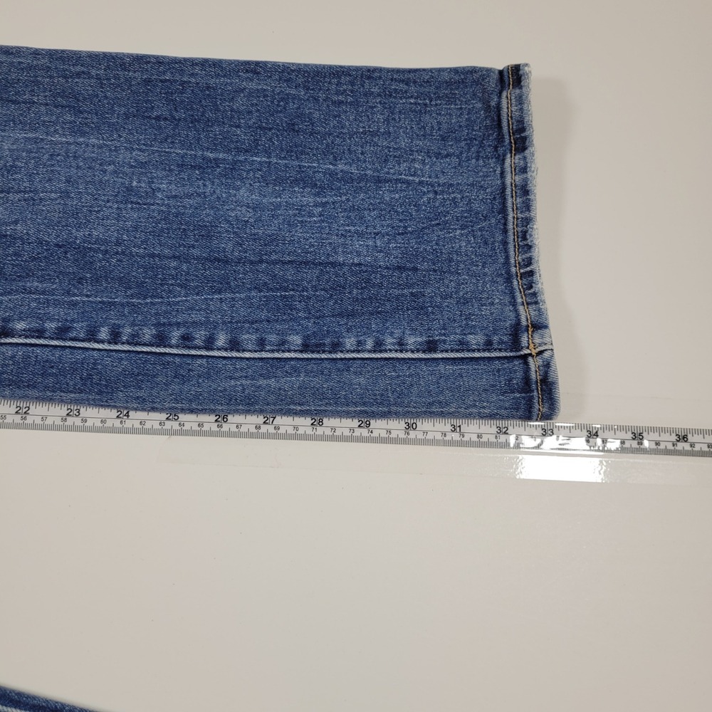 Buckle Black Fit No. 53 Straight Jean Women 24x34 Blue excellent Distressed - Picture 5 of 11